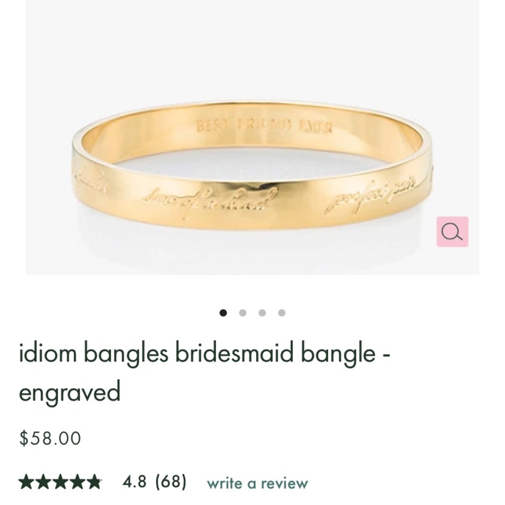 NWT Kate Spade Bridesmaid Bangle
